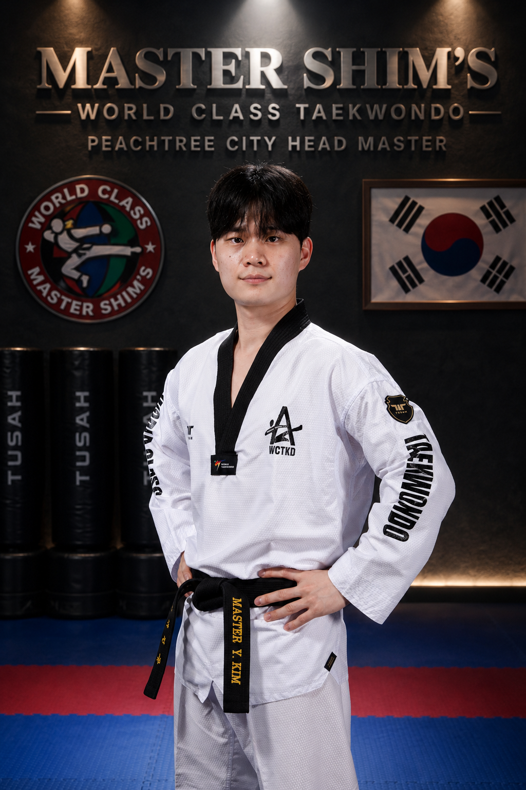 Master Youngseo Kim at Master Shim's World Class Tae Kwon Do Peachtree City GA