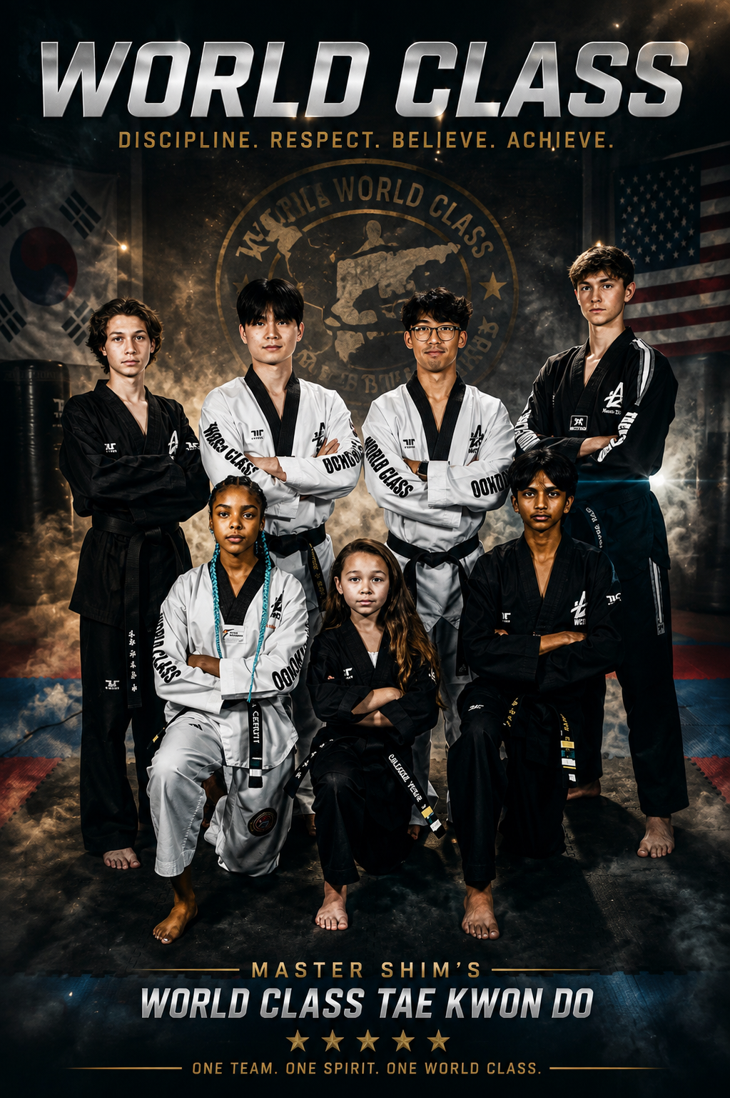 Peachtree City instructors at Master Shim's World Class Tae Kwon Do