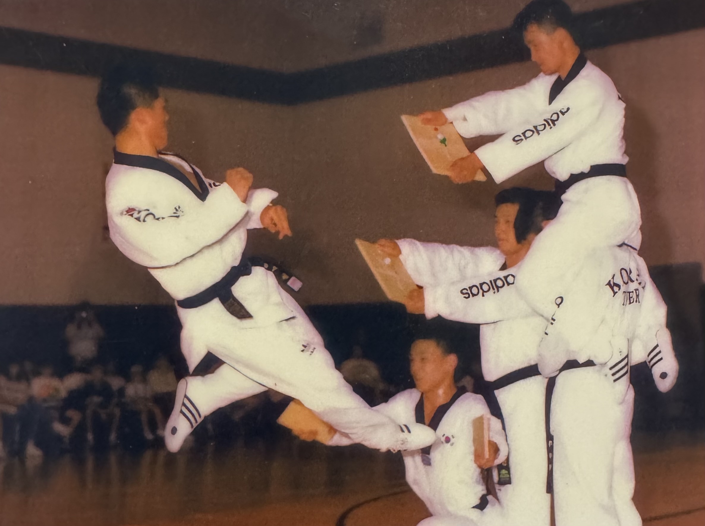 Master Jae Shim during his time with the Korean Tigers Demonstration Team